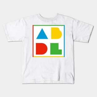 ABDL Logo Color Block - white Kids T-Shirt